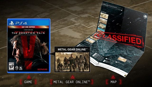 Edycja Day 1. - Metal Gear Solid V: The Phantom Pain – ujawniono edycję kolekcjonerską na PS4 i XOne - wiadomość - 2015-03-04