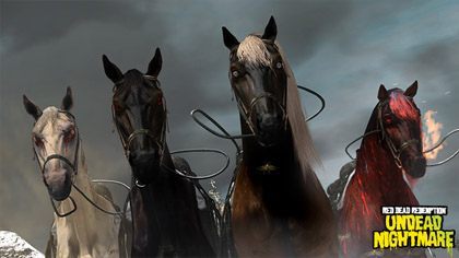 Konie Jeźdźców Apokalipsy w dodatku do Red Dead Redemption - ilustracja #1