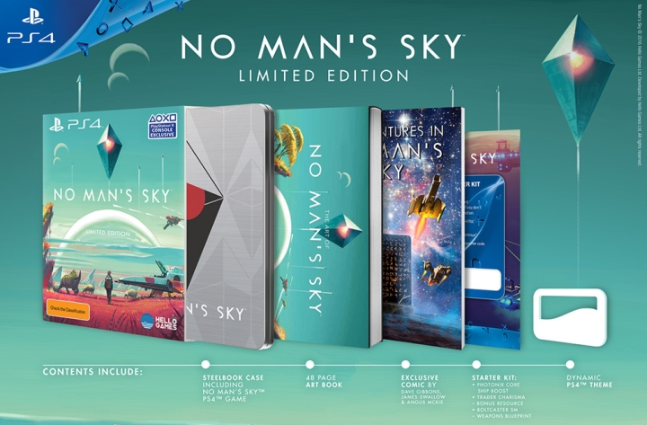 Zawartość edycji limitowanej na PlayStation 4. - Wszystko o No Man's Sky (NEXT, patch 1.51, multiplayer) - akt. #13 - wiadomość - 2018-11-07