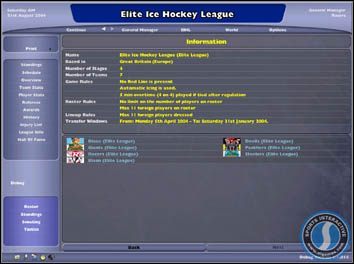 NHL Eastside Hockey Manager 2005 - przetestuj zanim kupisz - ilustracja #2