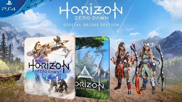 Edycja Specjalna Horizon: Zero Dawn zawiera: Steelbook, 48-stronnicowy artbook, unikalny motyw dla konsoli i dedykowany zestaw DLC (4 pakiety zasobów, 2 dodatkowe stroje, 2 dodatkowe rodzaje broni). - Wszystko o Horizon Zero Dawn (świat gry, Aloy, The Frozen Wilds) - Akt. #19 - wiadomość - 2018-03-01