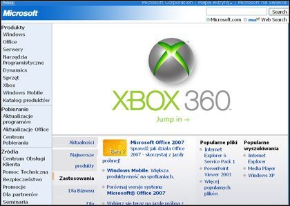 Zmiany na oficjalnej polskiej stronie Xboxa 360 - ilustracja #1