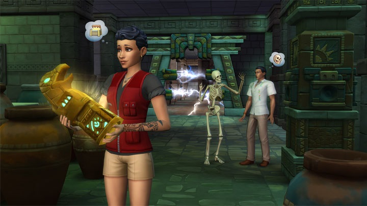 Takiego znaleziska pozazdrościłaby simom sama Lara Croft. - The Sims 4: Przygoda w dżungli - zapowiedziano nowy pakiet rozgrywki - wiadomość - 2018-02-16