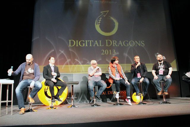 Panel dyskusyjny „Przyszłość polskiego gamedevu” podczas festiwalu Digital Dragons 2013 w Krakowie. - CD Projekt RED otwiera oddział w Krakowie?  - wiadomość - 2013-04-20