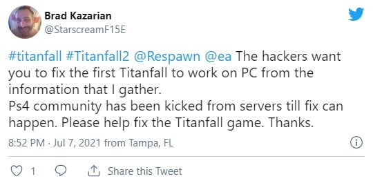 Titanfall 2 podzieliło los Apex Legends; gra padła ofiarą hakerów - ilustracja #1
