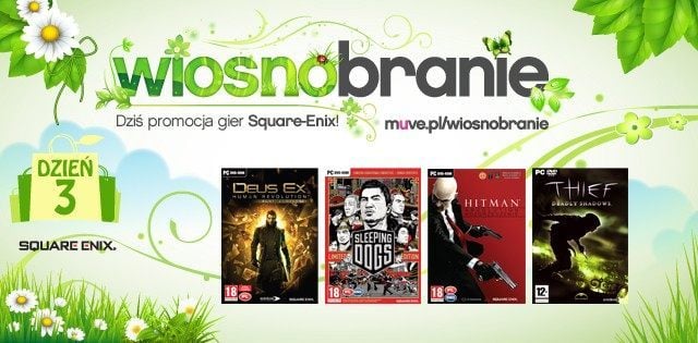 Trzeci dzień Wiosnobrania oferuje obniżkę cen gier firmy Square Enix. - Trzeci dzień Wiosnobrania w sklepie muve.pl. Obniżono ceny gier firmy Square Enix - wiadomość - 2013-05-23