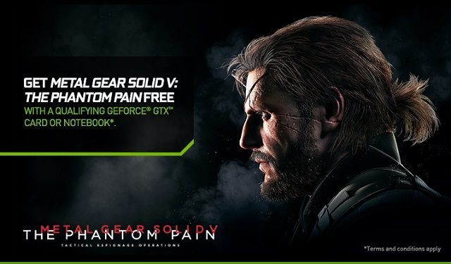 Punished Snake zakradł się do pudełek z kartami firmy Nvidia. - Metal Gear Solid V: The Phantom Pain dodawane do GeForce'ów GTX 980 Ti, 980, 970 i 960 - wiadomość - 2015-07-24