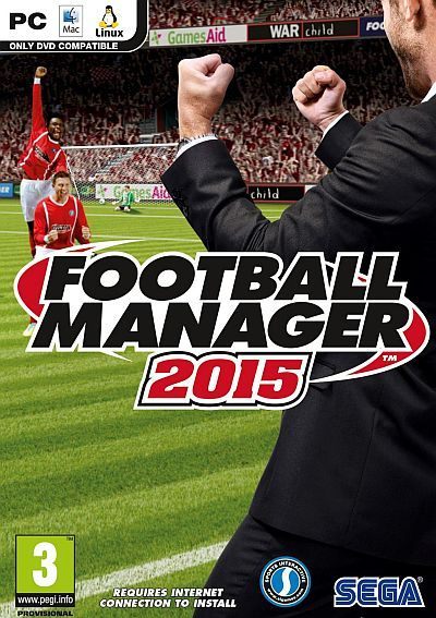 Okładka gry Football Manager 2015.