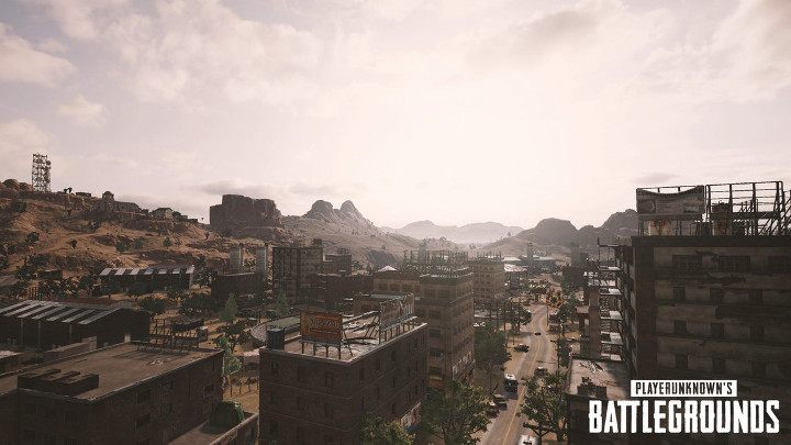 Miasto widziane z nowego kąta. - Playerunknown's Battlegrounds – pustynna mapa okiem głównego twórcy - wiadomość - 2017-11-10