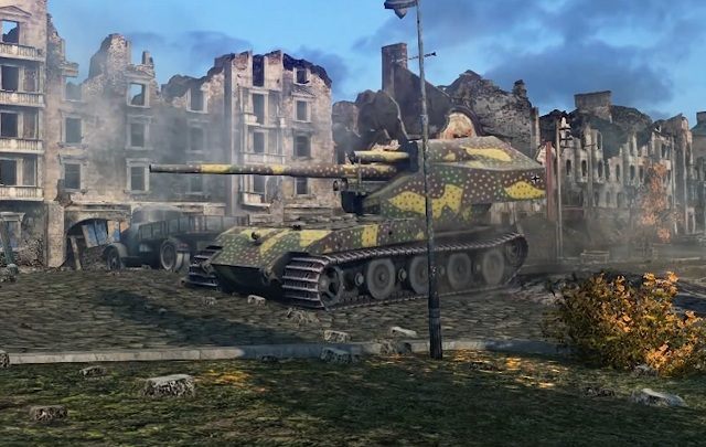 Waffenträger auf E-100 (niemiecka odpowiedź na francuskiego AMX 50 Foch 155) - World of Tanks - aktualizacja 8.9 wprowadzi nowy tryb rozgrywki oraz drugą gałąź niemieckich niszczycieli czołgów - wiadomość - 2013-10-04