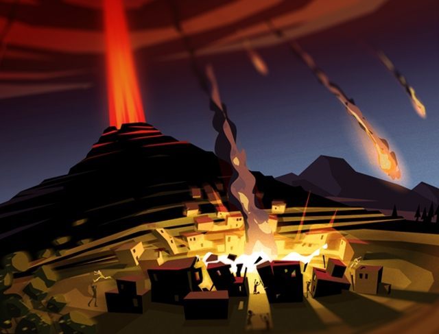 Obrazek koncepcyjny z gry GODUS #1 (źródło: strona projektu na Kickstarterze) - Peter Molyneux zbiera fundusze na GODUS – remake kultowego Populousa - wiadomość - 2012-11-22