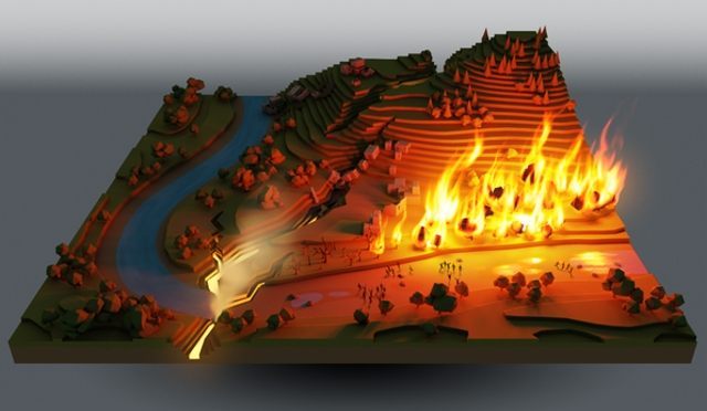 Obrazek koncepcyjny z gry GODUS #3 (źródło: strona projektu na Kickstarterze) - Peter Molyneux zbiera fundusze na GODUS – remake kultowego Populousa - wiadomość - 2012-11-22