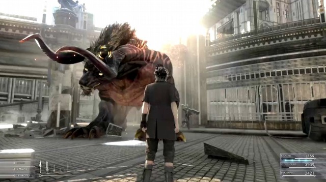 Final Fantasy XV E3 2013 gameplay