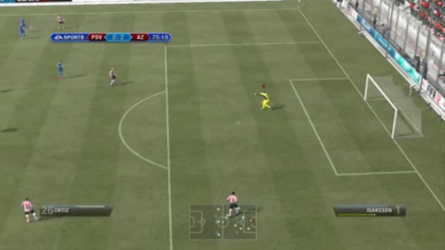 FIFA 12 Wznawianie gry – Wznowienie wyrzutem