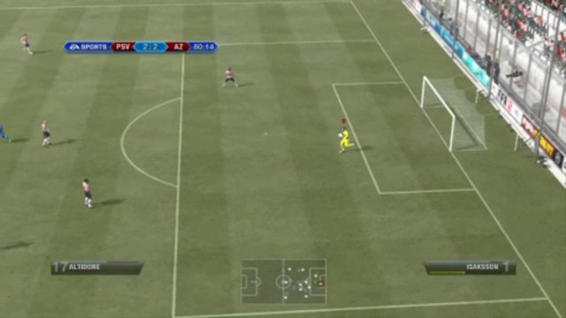 FIFA 12 Wznawianie gry – Wykop po złapaniu piłki