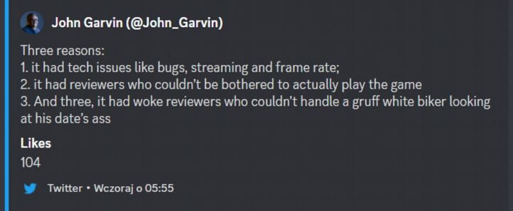 Reżyser Days Gone zrzuca winę za zły odbiór gry na postępowych recenzentów [Aktualizacja] - ilustracja #1