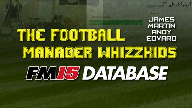 Football Manager 2015 mod The Football Manager Whizzkids 2015 Transfer Database Update