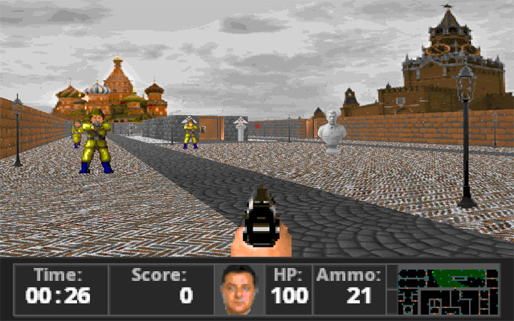 Wolfenstein 3D gra Kremlin3D v.24032022