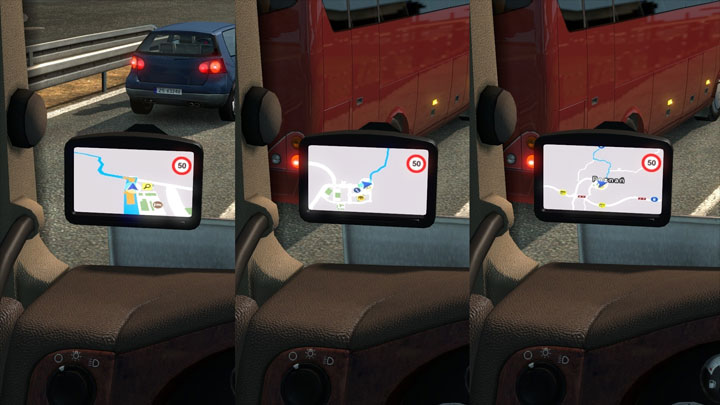 Euro Truck Simulator 2 mod Google Maps Navigation v.13082022