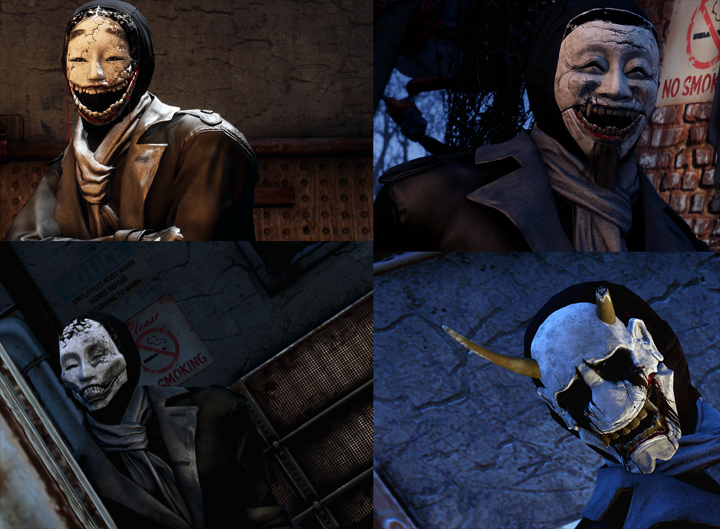 Fallout 4 mod Ghostwire Tokyo Masks v.1.0