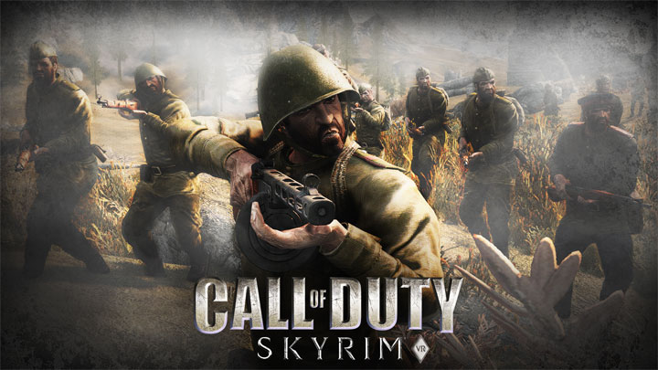 The Elder Scrolls V: Skyrim VR mod Call of Duty - Skyrim VR v.2