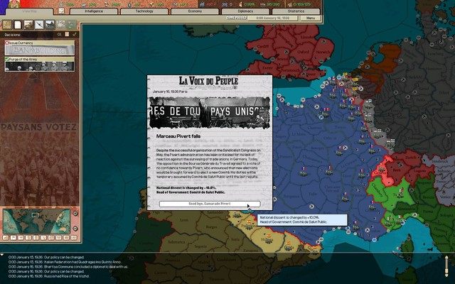 Darkest Hour mod Kaiserreich: Legacy of the Weltkrieg v.1.7