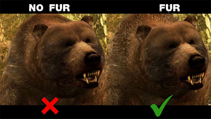 Gun mod Grizzly Fur Fix v.1.0