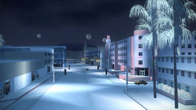 Grand Theft Auto: Vice City mod Winter Mod v.3.0