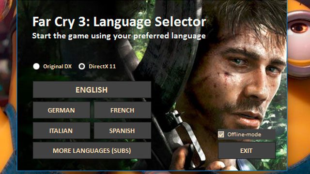 Far Cry 3 mod Language Selector