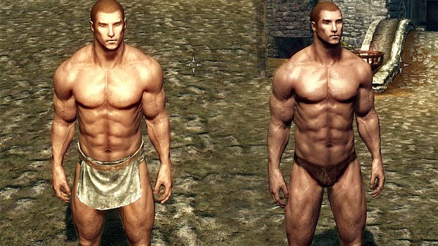 The Elder Scrolls V: Skyrim mod Better males - Beautiful nudes and faces - New hairstyles v. 2.3.2