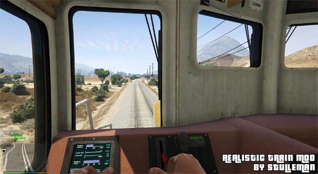 Grand Theft Auto V mod Realistic Train Mod v.1.1.1