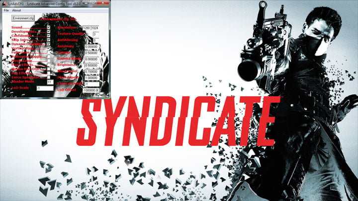 Syndicate mod SynAdvCFG: Syndicate Advanced Config Tool  v.0.21