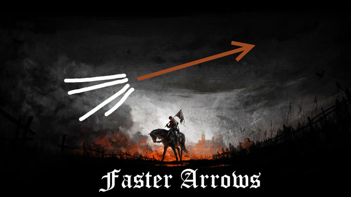 Kingdom Come: Deliverance mod Faster arrows v.1