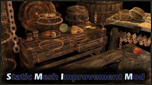 The Elder Scrolls V: Skyrim mod Static Mesh Improvement Mod v.1.88