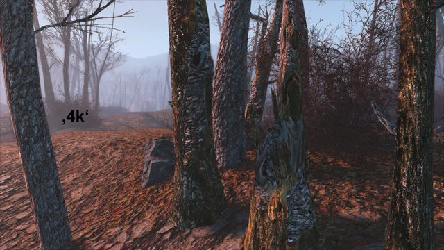 Fallout 4 mod Vivid Fallout Trees - 4k v.1.1