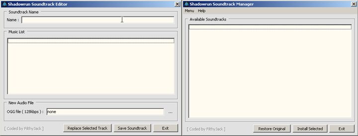 Shadowrun: Dragonfall mod Shadowrun Soundtrack Manager v.1.0