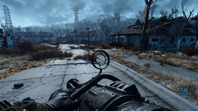 Fallout 4 mod Lowered Weapons v.1.0