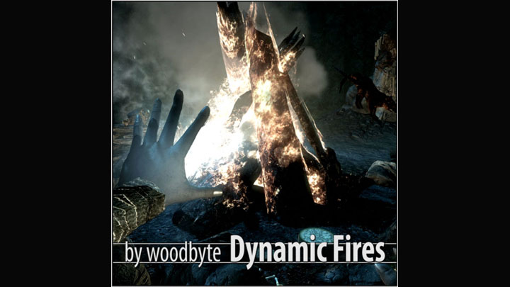 The Elder Scrolls V: Skyrim Special Edition mod Dynamic Fires Special Edition v.0.3