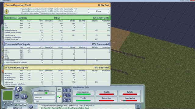 SimCity 4: Godziny Szczytu mod IR Fix from CAM Vanilla Series v.1.00