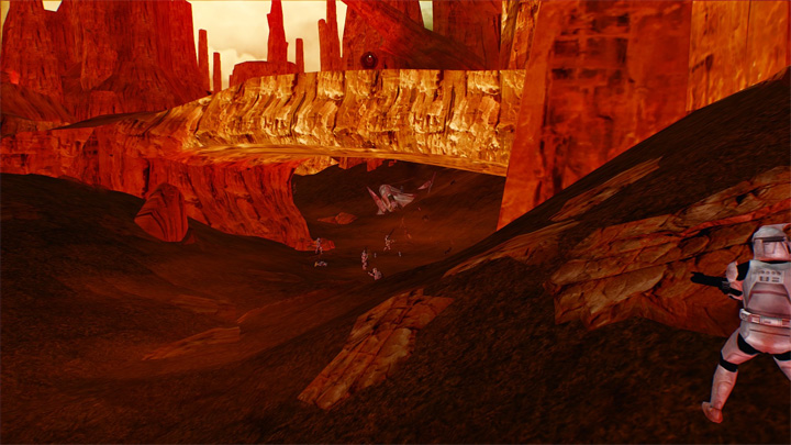 Star Wars: Battlefront II (2005) mod Geonosis: Canyons