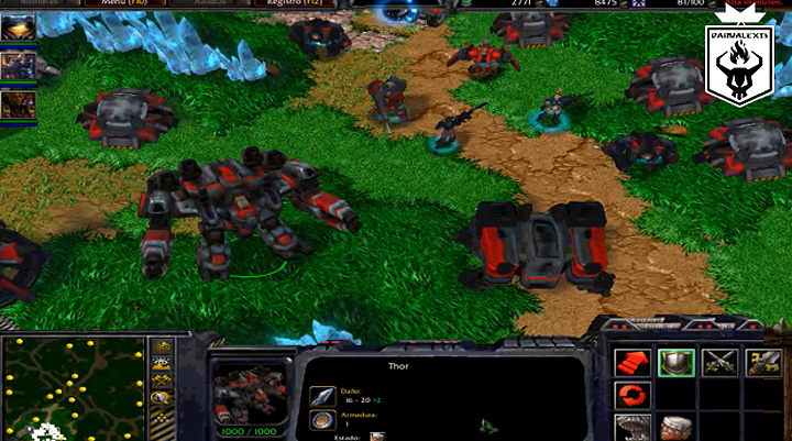 Warcraft III: The Frozen Throne mod Starcraft Omega