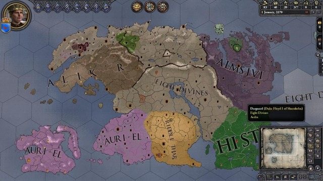 Crusader Kings II: Mroczne Wieki mod Elder Kings 0.1.6