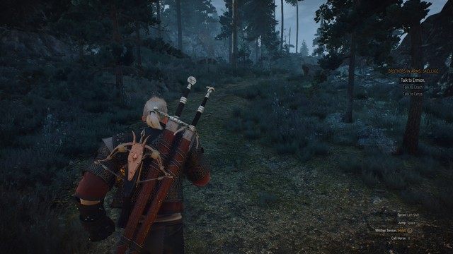 Wiedźmin 3: Dziki Gon mod Geralt can sprint when using Witcher Senses v.1.0