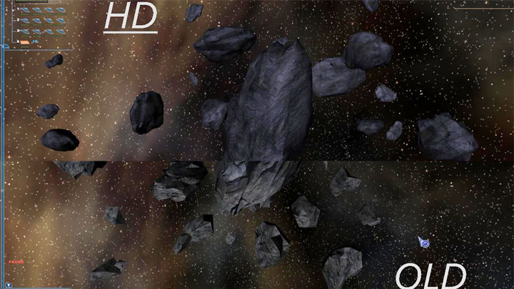 Nexus: The Jupiter Incident mod HD Asteroids Pack v.4122009
