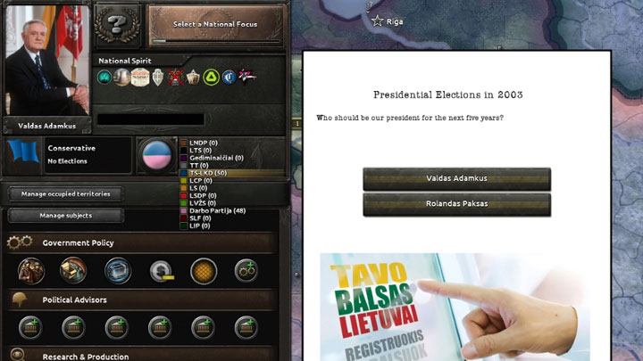 Hearts of Iron IV mod Millenium Down : Modern Day Lithuania Submod v.2000e6 2