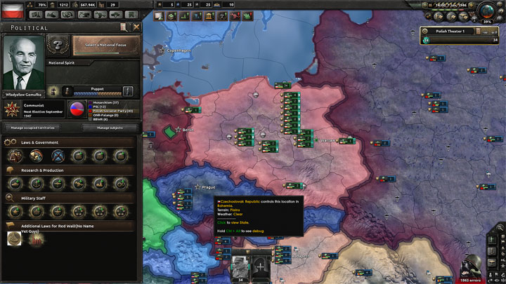 Hearts of Iron IV mod The Red Wall v.0.2