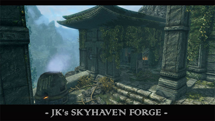 The Elder Scrolls V: Skyrim Special Edition mod JK's Skyhaven forge v.1