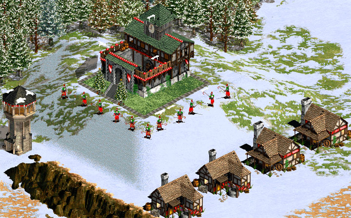 Age of Empires II: The Conquerors mod Age of Empires II: The Festive Edition v.1.4