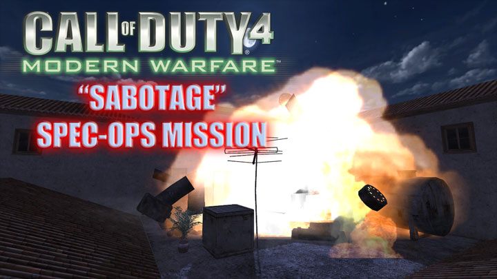 Call of Duty 4: Modern Warfare mod Sabotage Special Ops Mission