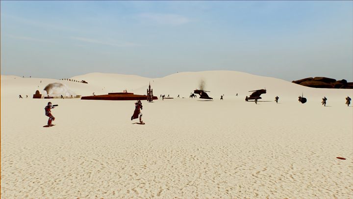 Star Wars: Battlefront II (2005) mod Tatooine: Outpost